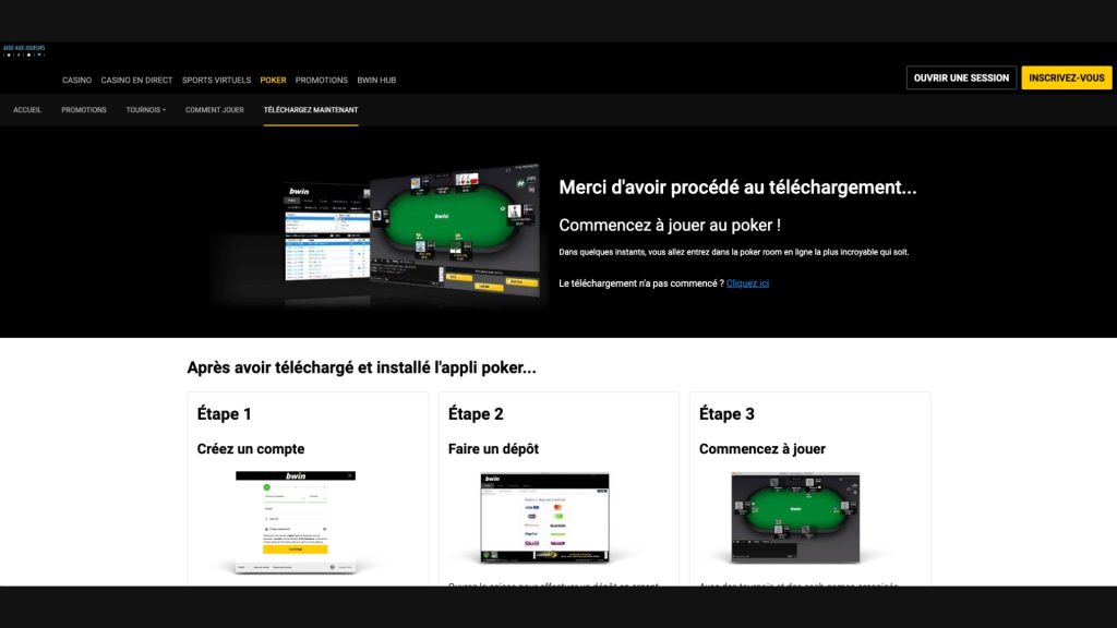 Bwin propose une offre à 360° sur le poker en Belgique