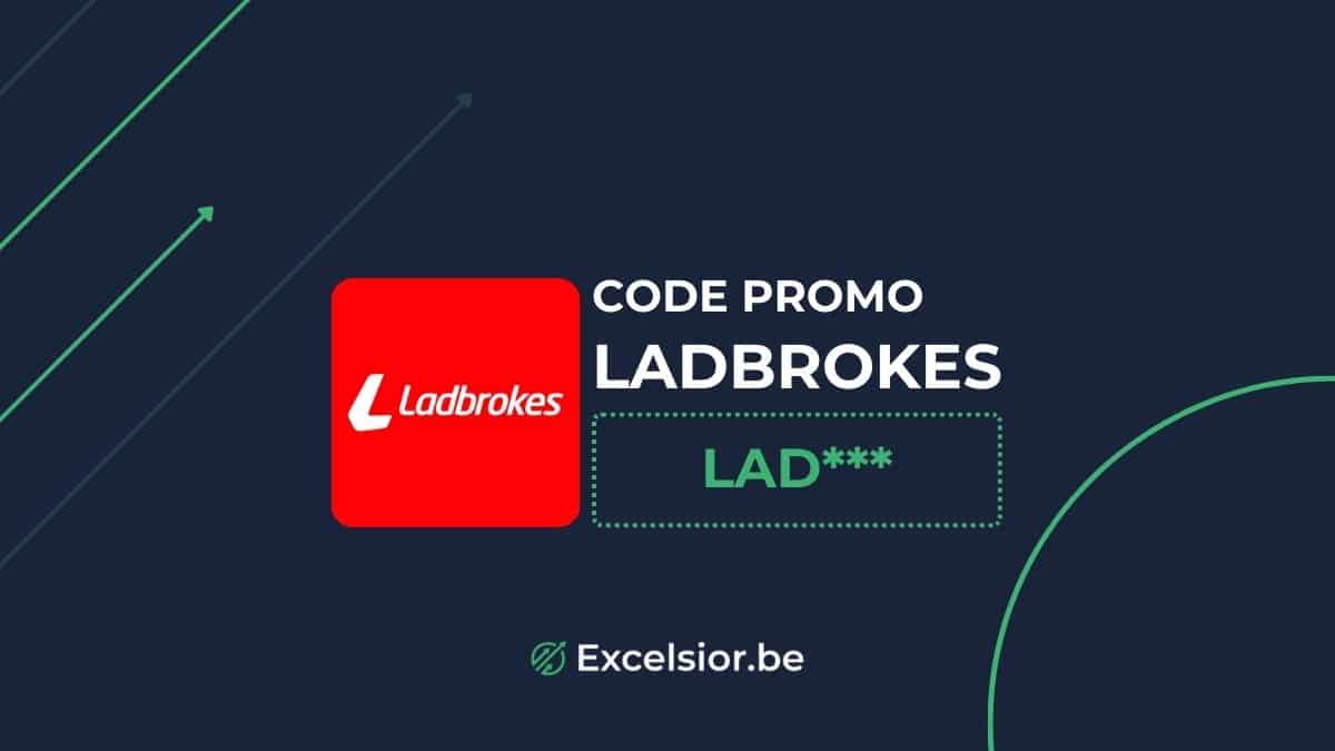 Code promo Ladbrokes LAD*** : 125 € cash pour les paris et 60 € pour le casino belge en Juin 2026