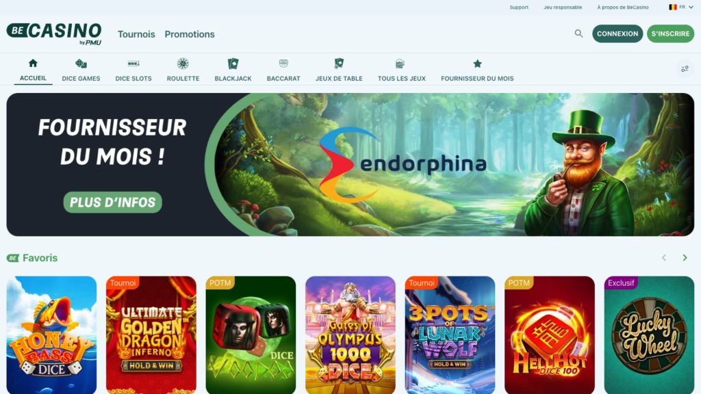 BeCasino est en casino en ligne belge géré par la société Eurotiercé