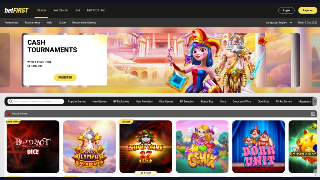 betFIRST est un casino de premier plan en Belgique