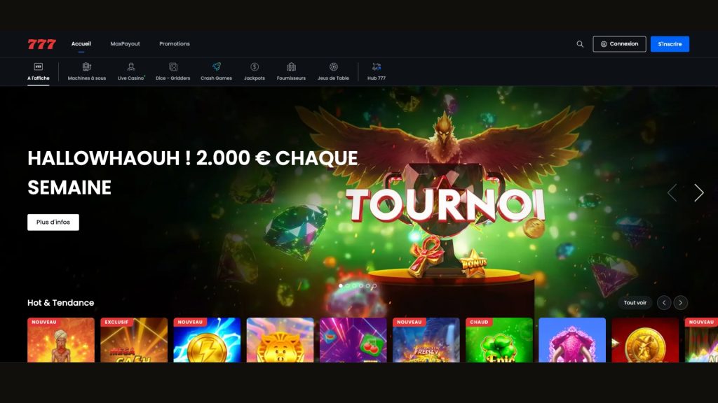 Casino777 est le meilleur casino en ligne de Belgique