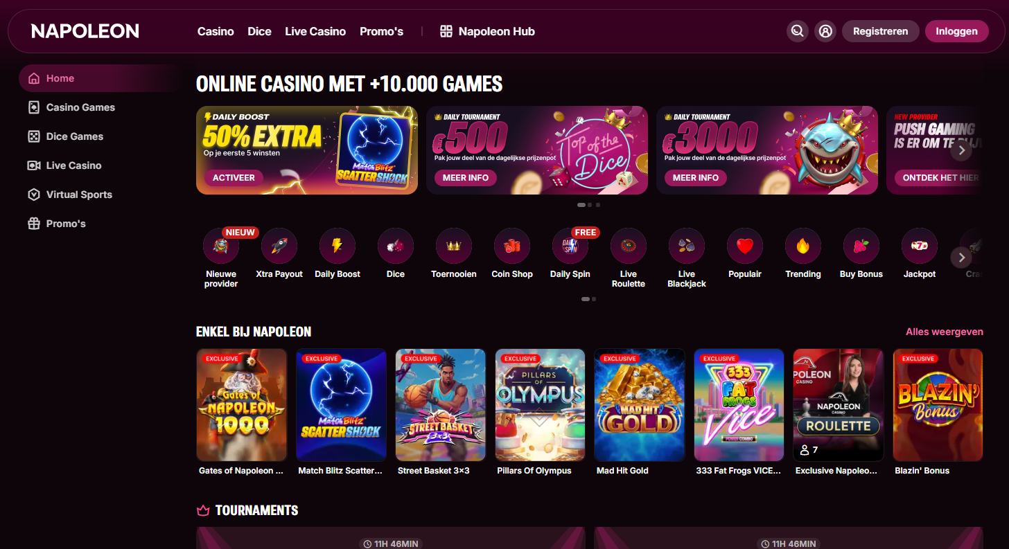 Online Napoleon casino
