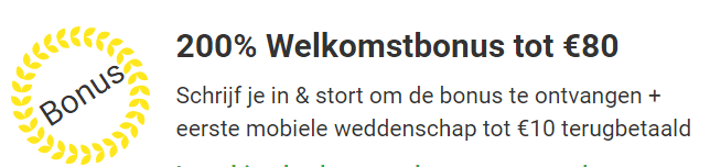 Unibet Welkomstbonus