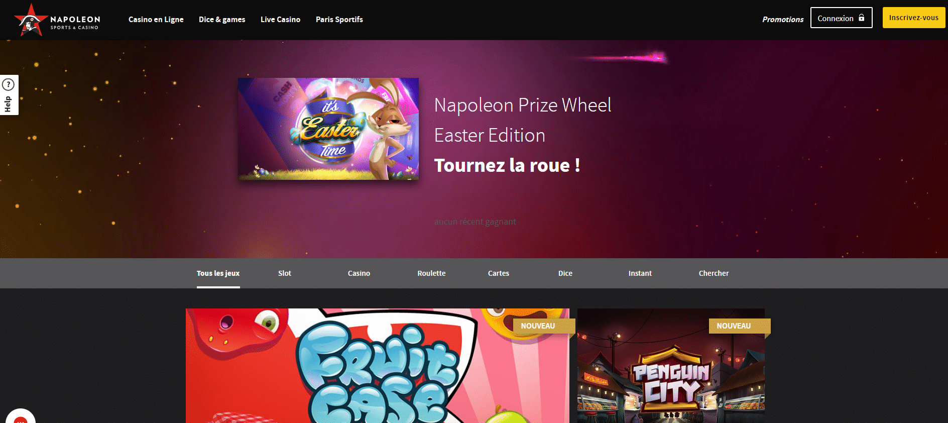 Napoleon Games Homepage FR