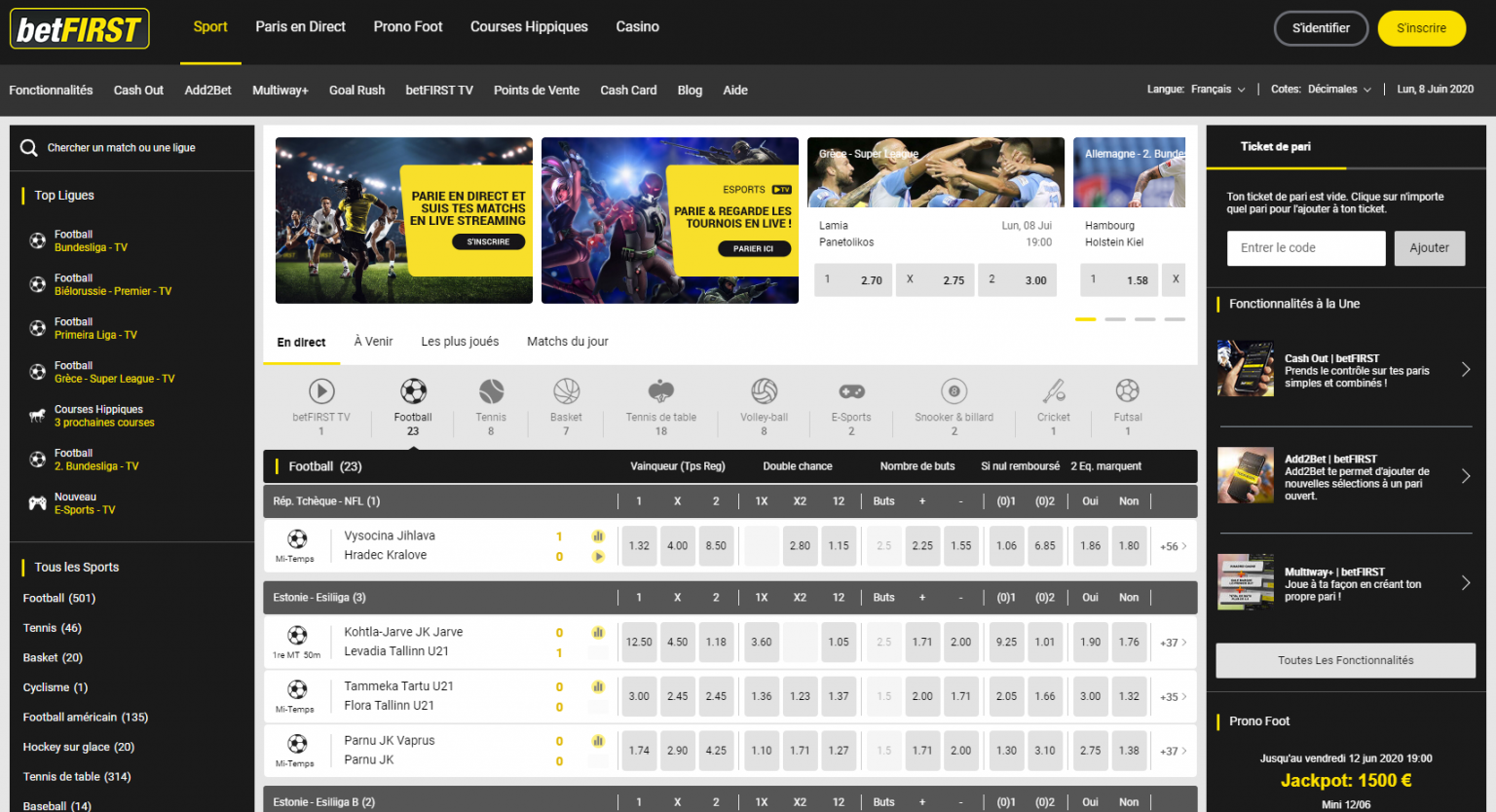 Code Promo Betfirst 2022