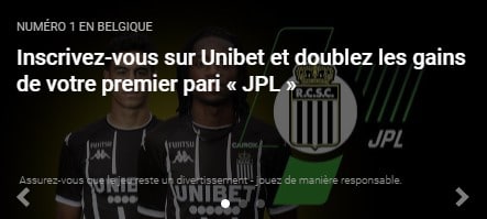 Unibet bonus bienvenue