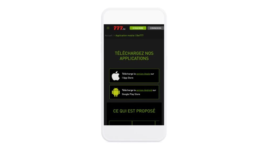 Télécharger l'application bet777