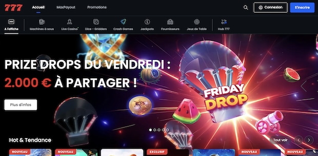 Casino777 est le meilleur casino en ligne de Belgique
