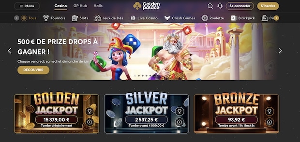 Golden Palace fait partie des meilleurs casinos en Belgique pour les retraits