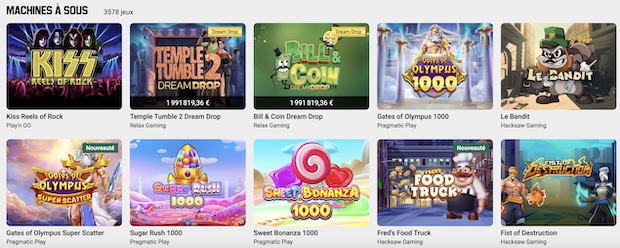 Les Slots sont présents sur presque tous les meilleurs casinos belges