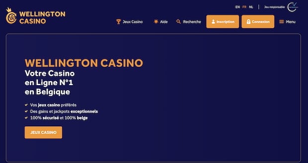 Wellington Casino n'a rien qui le distingue des meilleurs casinos belges